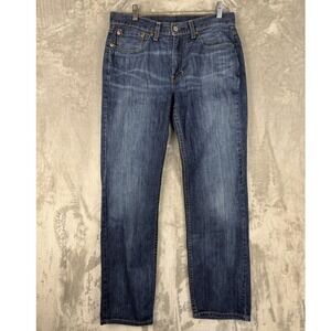 Levi's‎ 514 Mens Jeans 31x32 Straight Fit Dark Wash Denim